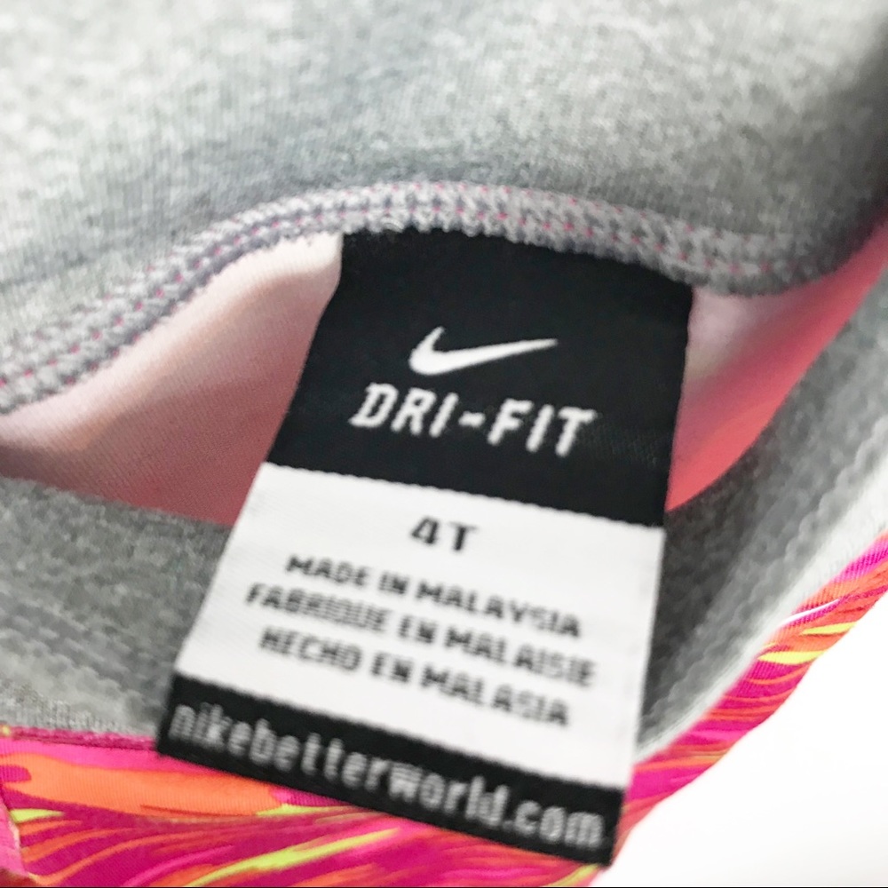 Nike - 4T Pink Army Pattern Leggings - Picture 4 of 4